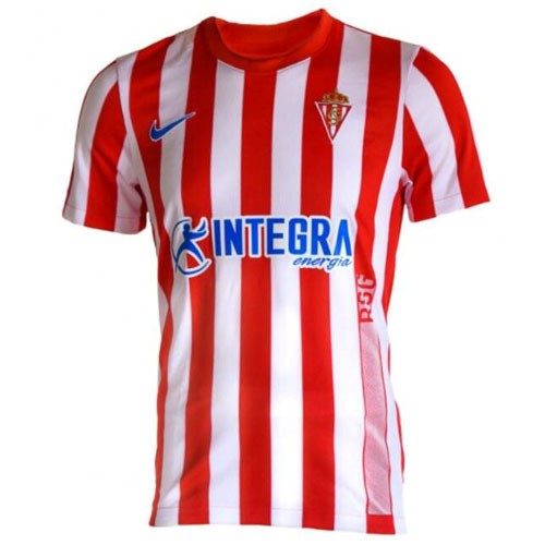 Heimtrikot Thailand Sporting Gijón 2021-2022 Günstige Fußballtrikots